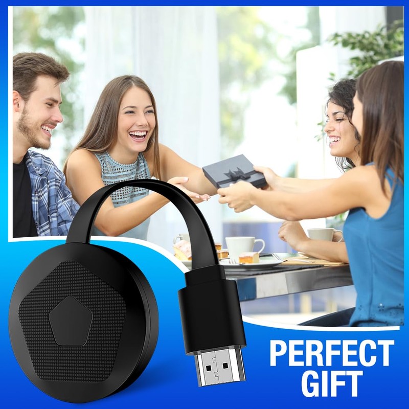 5GHz Chrome Cast Device Connector, Wireless Chromecast Device for TV,
