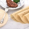 HARFINGTON 100pcs Air Fryer Liners 6 Inch Round Bamboo Steamer