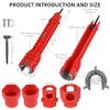 14-in-1 Multi-functional Wrench for Toilet, Sink, Bathroom, Kitchen Plumbing Installation