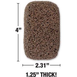 Hartfelt Magic Pumice Stone for Feet Callus Removal | Easy to Use Foot Scrubbing Stone for Removing Dead Skin from Heels, Toes, and Feet | Chemical-Free Foot Exfoliator - Pedicure Essential | 6 Count