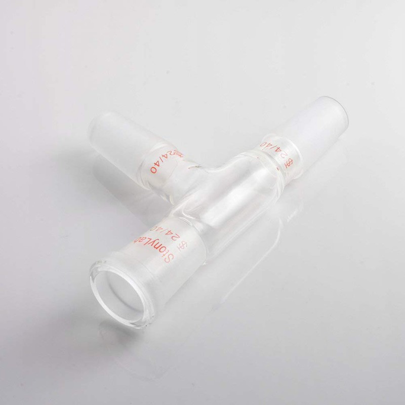 StonyLab Three Way Adapter, 3 Way Distilling Adapter with 24/40