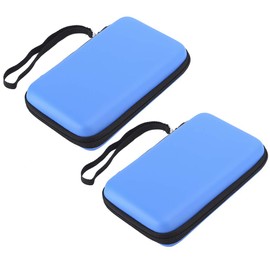 ASHATA 2Pcs Carrying Case for 3ds XL Game Console (Blue)