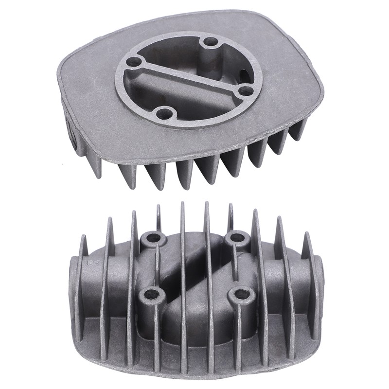2Pcs Air Compressor Cylinder Head 2.5P/3P/5P/6P DoubleCylinder Cover Accessories