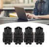 4PCS IEC320 C6 to IEC320 C5 Power Adapter Plug and