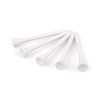 70mm 2 3/4" White Wooden Golf Tees Tee Biodegradable XL