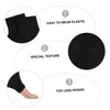 PACKOVE 4 Pairs Heel Moisturizing Gel Socks Open Toe Design