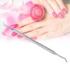Stainless Steel Cuticle Pushers, Professional Ingrown Toe Nail Correction Tool,