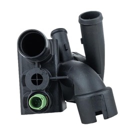 KarParts360 For Volkswagen Golf 1999-2005 Thermostat Housing Cylinder Head | Includes Housing | Replacement For 022121117C