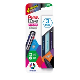 Pentel iZee 4 Colour Triple Blister