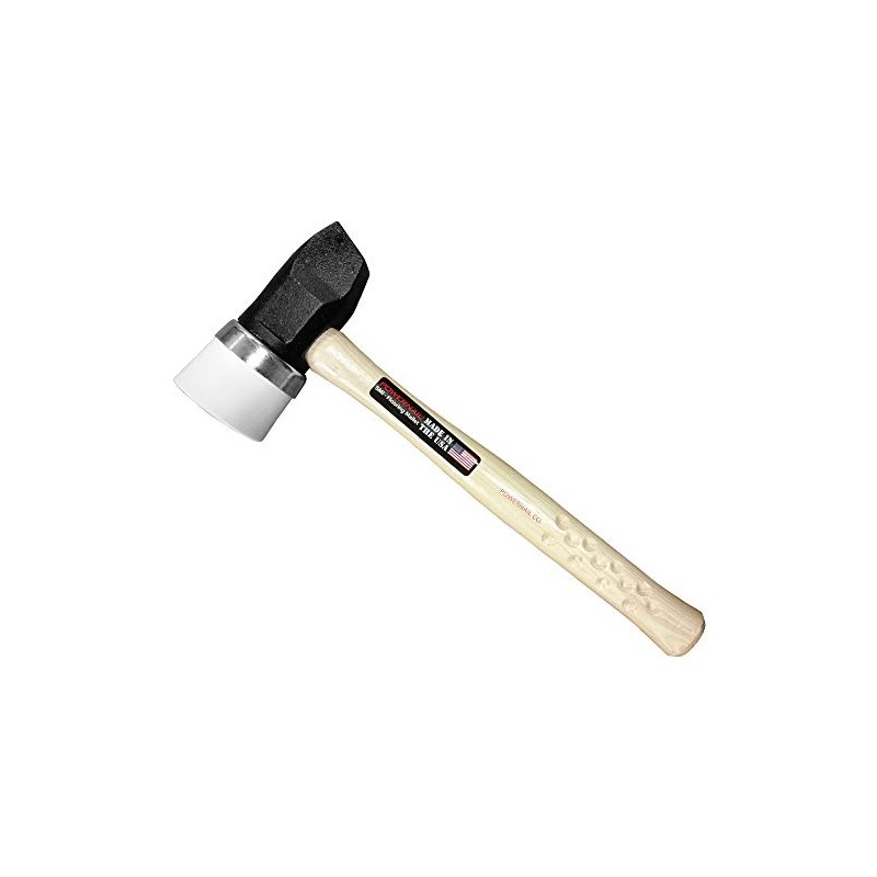 Powernail 5MI Iron White Capped Rubber Mallet for Flooring Nailers