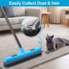 KeFanta Rubber Broom Carpet Rake for Pet Hair Removal, 51"