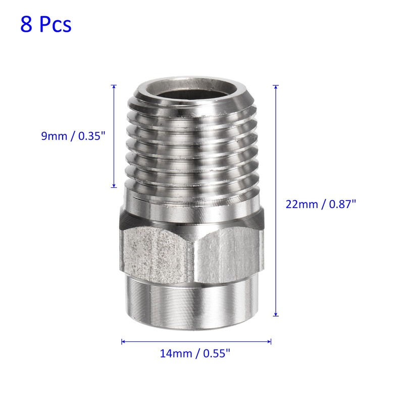 M METERXITY 8 Pack Surface Clean Tips - 25 Degree
