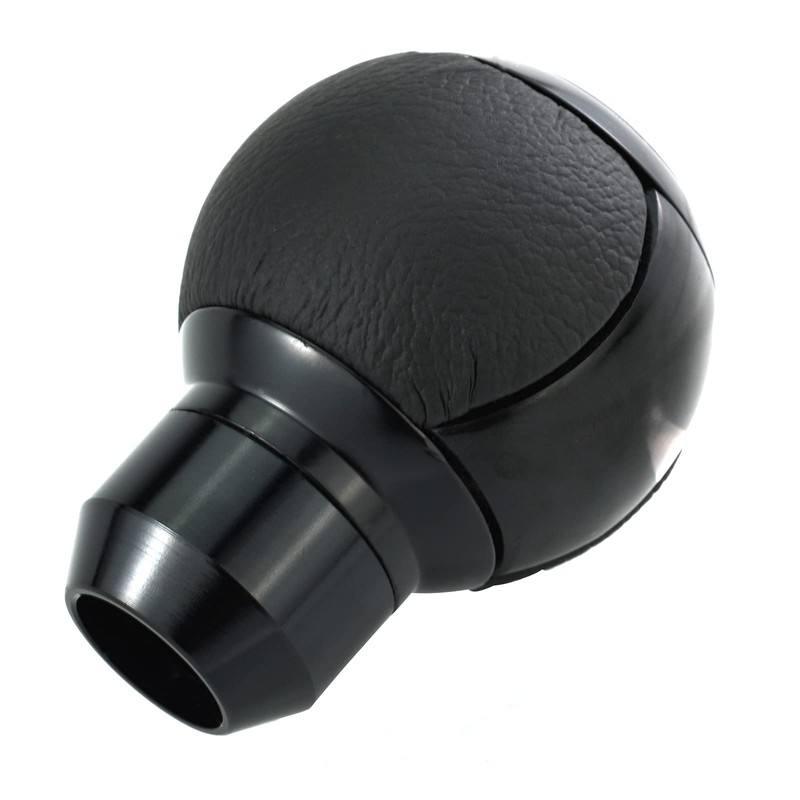Lunsom 5 Speed Shifter Head Knob Leather Ball Gear Shift