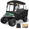 10L0L Golf Cart Driving Enclosures 2 Passenger for Club Car