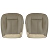 SecosAutoparts Front Driver & Passenger Side Bottom Replacement Leather Seat