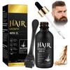 VEQENIFY Bartwuchsmittel männer, Beard Growth Kit mit DermaRoller, Bartwuchs Kit,