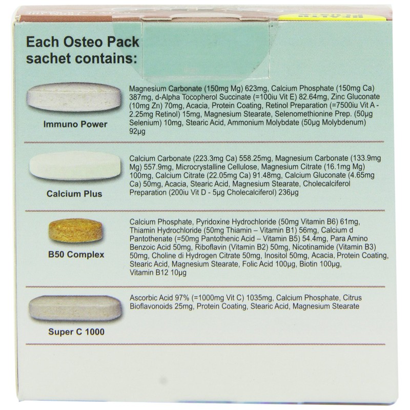 Health Plus Osteo Pack Bone Health Daily Supplement - 28