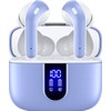 TAGRY Bluetooth Headphones True Wireless Earbuds(Purple