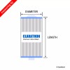Clarathon Spa Filters for Jacuzzi J-300 Series Hot Tub 60SF