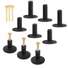 Golf Rubber Tees Driving Range Set, Durable Golf Tee Holder