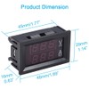 Greluma 2 x 0.28 Inch Digital Voltmeter Ammeter, DC 100