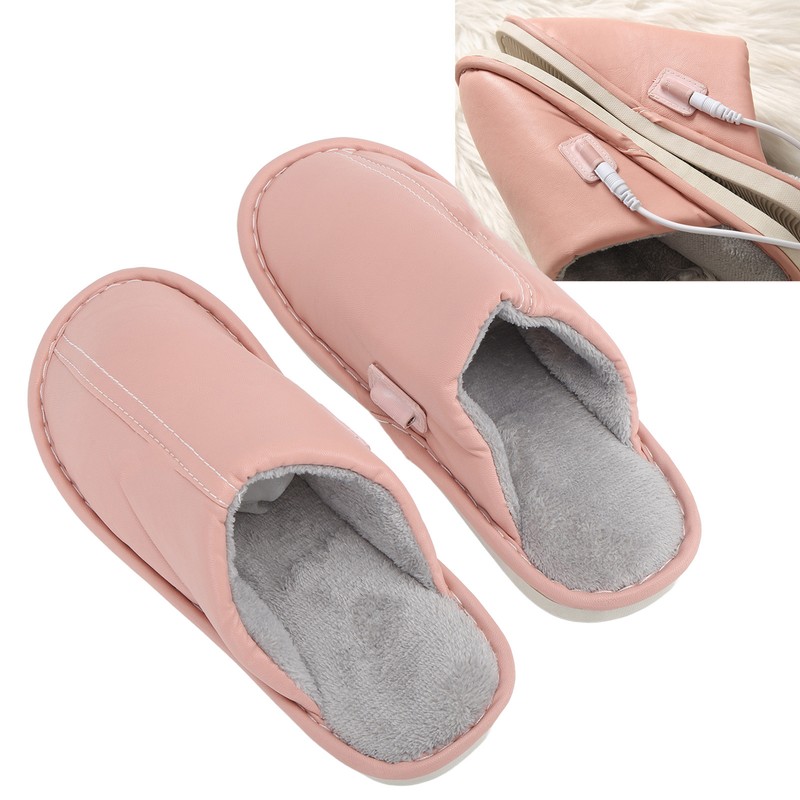 Electric Heated Slipper USB 3 Level Heating Flannel Comfortable Wearing
