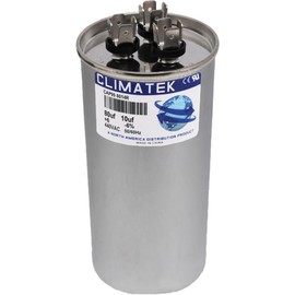 RA2000-37-106-806 - ClimaTek Upgraded 80/10 uf MFD Round 370/440 Volt Capacitor Fits Amrad
