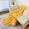 Bnuitland Waffle Funny Blanket,300 GSM Double Sided Giant Funny Realistic