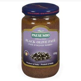 PAESE MIO Black Olive Pate, 190 Grams