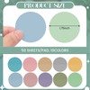 Sabary 500 Sheets Transparent Sticky Notes Round Translucent Sticky Notes