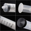 Gebildet 2 Pack 100ml Syringes with 1m Tube, Large Plastic