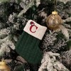 Christmas Stocking – Green A-Z Letter Hanging Christmas Stockings, Christmas