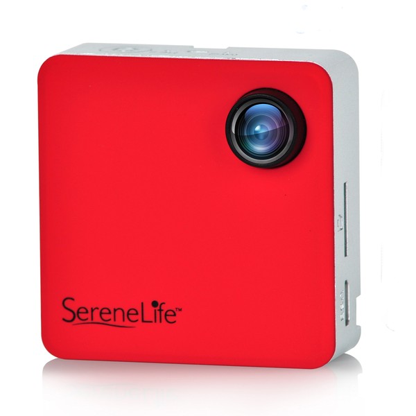 SereneLife Clip-on Wearable Camera 1080p Full HD with Built-in Wi-Fi,