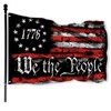 FULAISMGS We The People 1776 Flag Double Sided 3x5 Outdoor