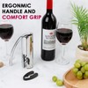 KAYCROWN Wine Opener, Stainless Steel Vertical Lever Corkscrew with Foil