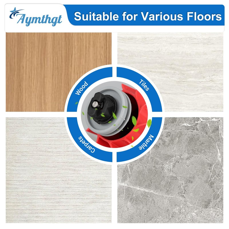 Aymthgt 4 Pack Roller Brush Replacement fit for Roborock S7,