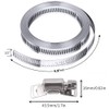 7Pcs 9.8 Feet Long Worm Gear Hose Clamp with Fasteners,