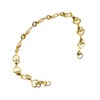 Cape Cod Jewelry-CCJ Open Heart Bracelet GoldTone 7"