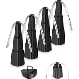 4 Pack Fly Fans for Tables Fly Repellent Fan Outdoor Indoor Keep Flies Away Table Top Fly Fan Fly Fan for Outdoor Table with Holographic Blades for Picnic Patio Home