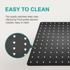 AULEEND Square Shower head, High Flow Stainless Steel Square Rainfall