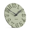 Jones Clocks® Hampstead desk clock | Freestanding | Sage green