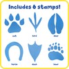 READY 2 LEARN Giant Stampers - Paw Prints - Set