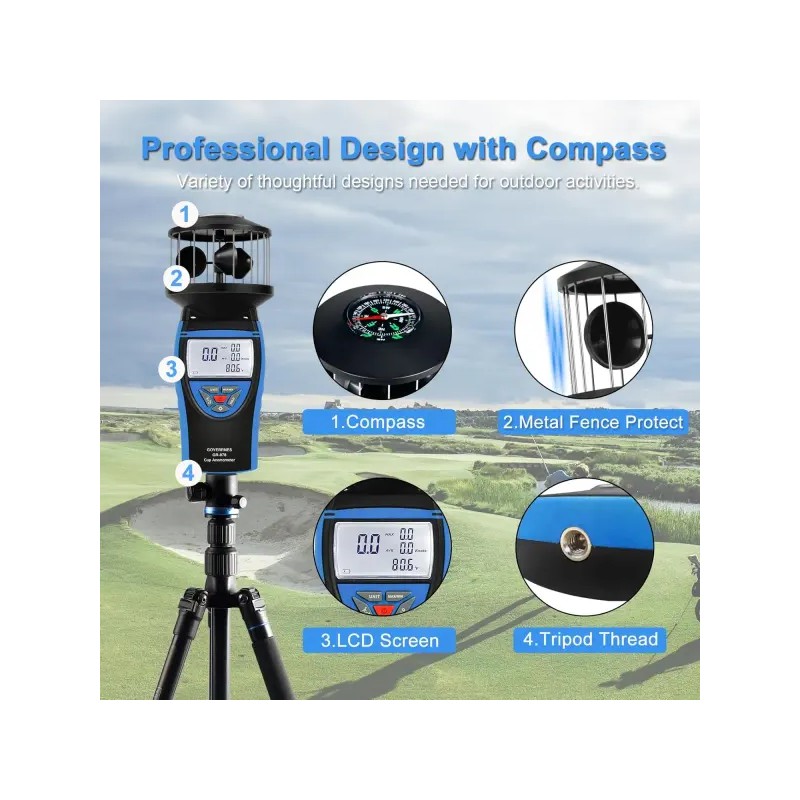 Compass 야외 요트 서핑 드론 비행 HVAC를 위한 컴퍼스가 장착된