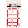 OH HELLO CO. Planner Stickers Reds, One Size