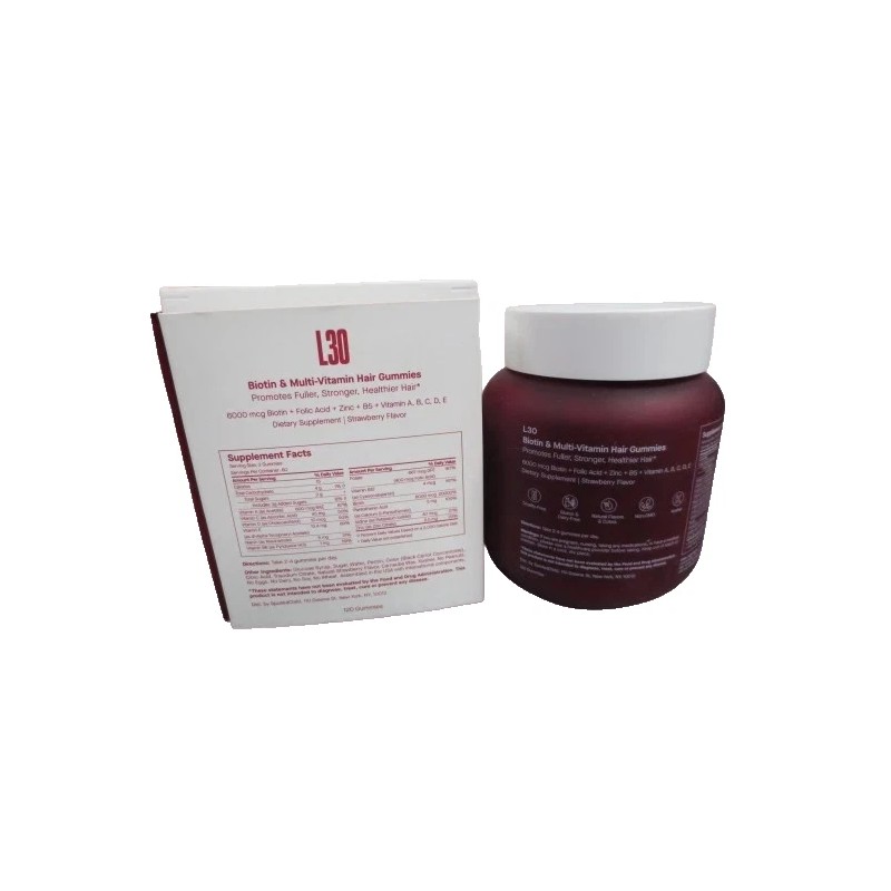 SPOILED C. L30 BIOTIN & MULTI-VITAMIN HAIR GUMMIES 120 GUMMIES
