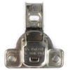 Salice E-Centra Nickel-Plated Metal 106-degree 9/16-inch Overlay Screw-on Face Frame