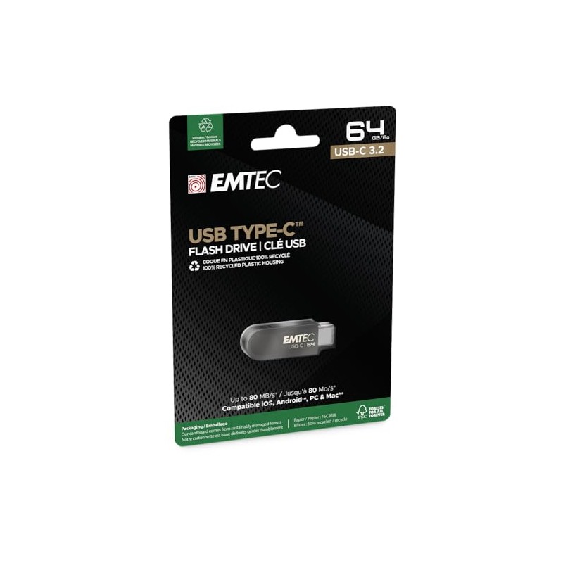 Emtec USB3.2 Type-C Single C280 64GB