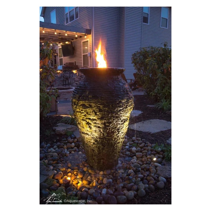 Aquascape Fire Fountain Add-On Kit For Stacked Slate Urn &