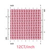 12 Pcs Plastic Mesh Canvas Sheet 15 x 15 cm