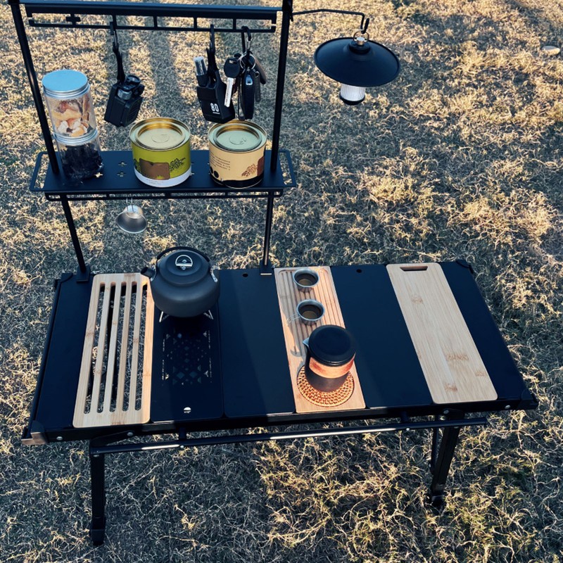Camping Table Unit Board Versatile Portable Table Top Board Connector